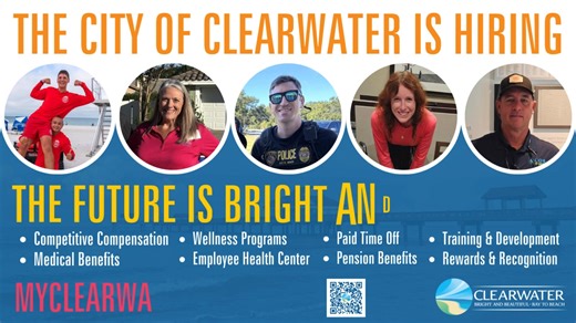 WORK WITH US!👨‍🚒👮💧🏖️⚙️✏️💻 Clearwater is hiring for many important positions that keep the city running smoothly. Learn more and apply today: myclearwater.com/jobs - Gas System Specialist-Welder - Staff Assistant II - Librarian I PTP - Division Controller - Public Utilities - Police Office Specialist - Contracts & Procurement Specialist - Stormwater Technician I - Recreation Leader I PTP – Licensed Child Care - Solid Waste Equipment Operator - Solid Waste Worker I PTT - Stormwater Heavy Equ