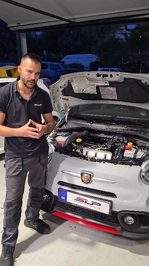 Abarth 595 pista 🦂 Από τα 145hp στα 220hp Εύκολα και αξιόπιστα #abarth #abarth595 #abarth500 #abarth695 #pista #turismo #competizione #slp #garrett1446 #ihivl38 | SLP tuning & service