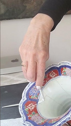 How to Repair Cracked Ceramics EASY! 🏺 #ceramics #porcelain