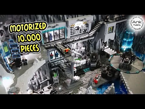 LEGO Batman Batcave MOC - Motorized - 10.000 LEGO Pieces
