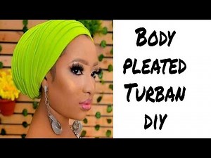 Pleated Turban, see and hear the secret to make this turban