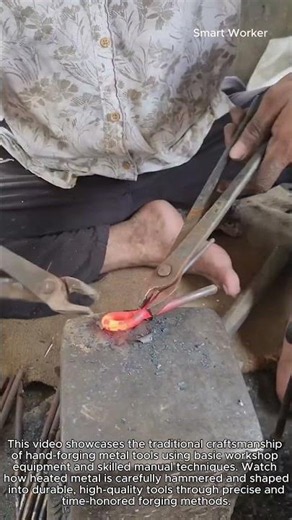 Amazing Traditional Hand Forging Process #worker #process #blacksmith #forging #tools