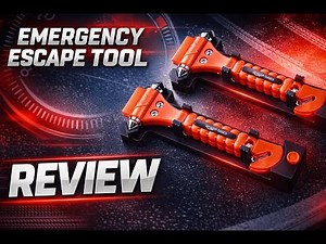 Review - Amazon Basics Emergency Seat Belt Cutter and Window Hammer Tool, Car Accessories