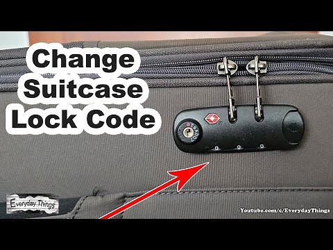 How to Easily Change Suitcase Lock Code in Less Than a Minute