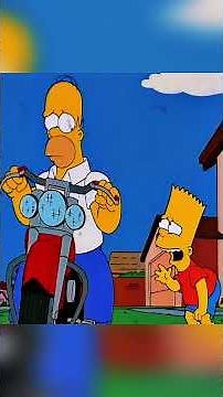 Bart teaches Homer how to ride a motorcycle #summary #thesimpsons #simpsons