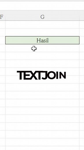 Menggabung Teks dengan Pemisah di Excel #Shorts