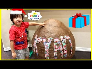 Cars Toys Giant Egg Surprise Opening! Christmas Morning 2016 Opening Present Toy Cars for Kids Video