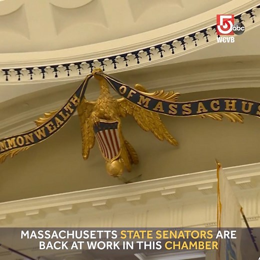After 18 months of work and $22 million, the Massachusetts State Senate Chamber reopened this week for the new session. Take a look: http://bit.ly/2SB5DVB | WCVB Channel 5 Boston