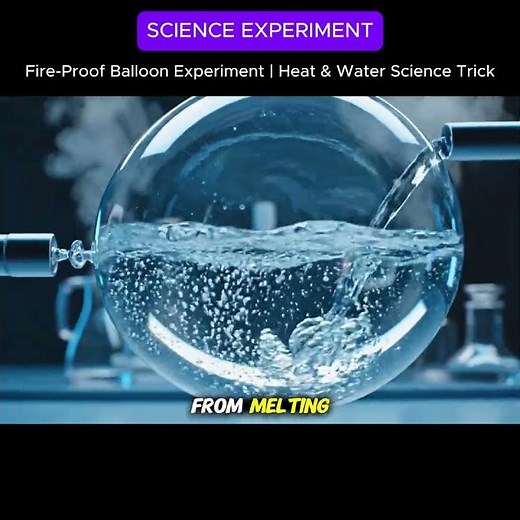 Fire-Proof Balloon Experiment | Heat & Water Science Trick