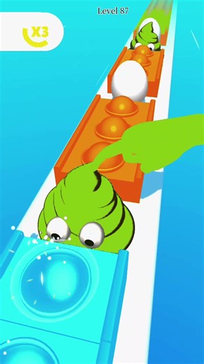 pop run level 87 💩 || #trending #viral #shorts #gameplay