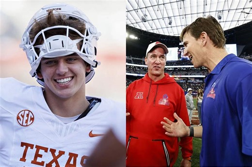 "Like his grandpa not his uncle": CFB analyst trolls Peyton & Eli while highlighting Arch Manning's eye-catching quality