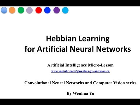 Hebbian Learning for Artificial Neural Networks