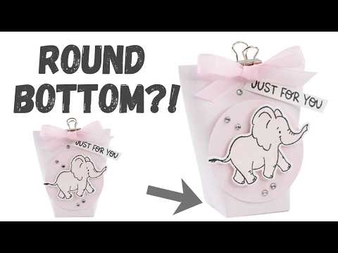How to Make a Circle Bottom Treat Bag | Safari Smiles Stamp Set & Dies