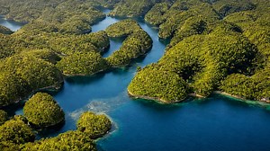 How do boats navigate this maze?