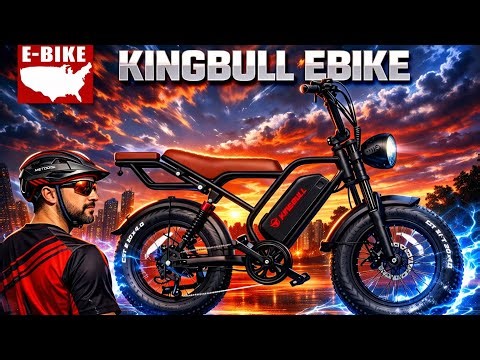 Kingbull Ranger Vintage Off Road Electric Bike - 864Wh (18Ah), Range: 80 Miles, 28 MPH, 750W Motor