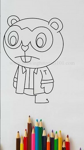 Drawing Aiden from Happy Tree Friends