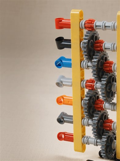 Gear Ratio Explanation with LEGOs #satisfying #stem #stemeducation #stemeducationforkids #legotechnic