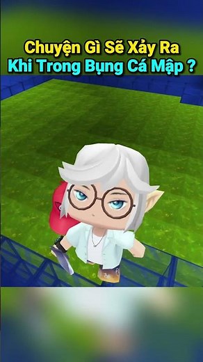 Chuyện Gì Sẽ Xảy Ra Khi Trong Bụng Cá Mập ? #miniworld #aliengame #shorts