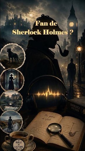 Viens écouter les aventures de Sherlock Holmes #livreaudio #suspense #policier #enquête #audiobook