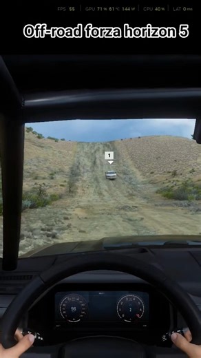 Defender forza horizon 5 off road driving driving #thrustmastert248 #forzahorizon5 #gamingshorts