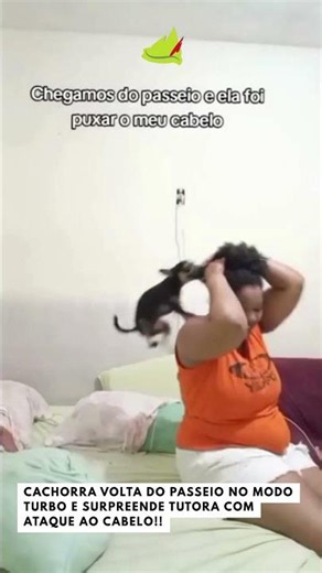 Charlote volta do passeio agitada e decide puxar o cabelo da tutora!! #viral