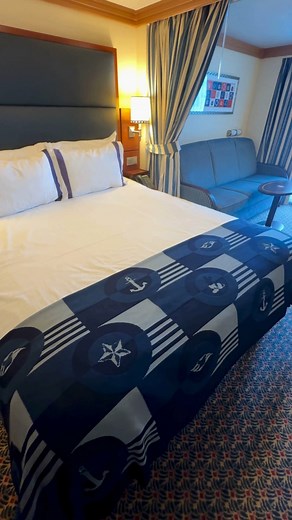2.2K views · 20 reactions | Disney Cruise staterooms are quite spacious and feature the coveted split bathroom setup. We loved our Disney Fantasy Deluxe Family Oceanview Stateroom with Verandah. Check it out! ✨ #disneycruise #disneycruiseline #disneyfantasy #cruisecabins #cabintour | Eat Sleep Cruise | Facebook