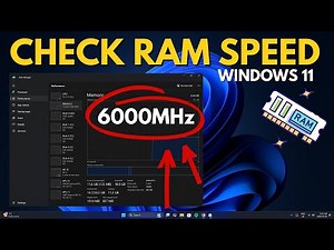 How to Check Ram Speed in Windows 11