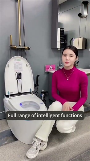 Experience next-level comfort in your bathroom with our smart toilet.