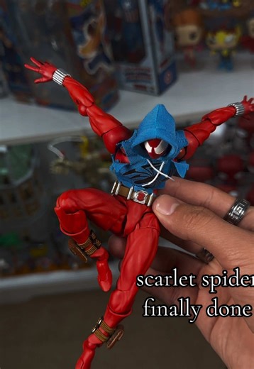 Custom Scarlet Spider Action Figure Reveal