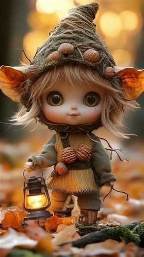 The Magical Autumn Forest Folk 🍁✨ | Whimsical Fall Animation #shorts