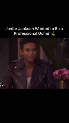Jaafar Jackson Wanted to Be a Professional Golfer Before Music & Biopic |Live with Kelly & Mark