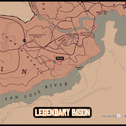 Legendary Animal Location Red Dead Redemption Part 2 #rdr2 #animals #secret #mission #location #gaming #fyp | OptimuS Prime