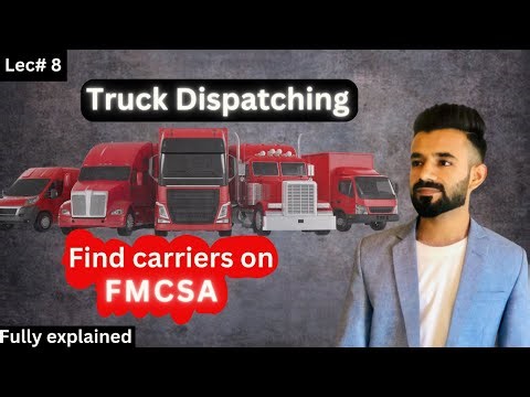 Truck dispatching course Lec-8 | find carriers on FMCSA | earn money online | profit diaries