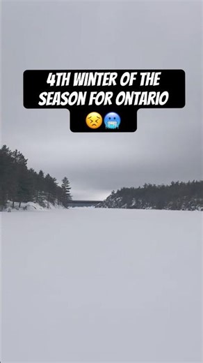 NEVER ENDING WINTER!!! 🥶 #ontario #winter #fypシ