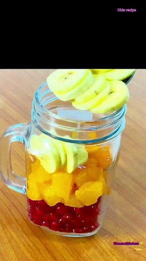Rainbow fruit salad/Blessedkitchen 😊/kids recipe