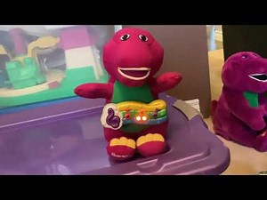 Sparkle and Sing Barney the Purple Dinosaur Plush By Fisher-Price 2001