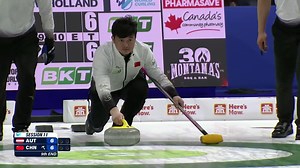 3.9K views · 11 reactions | So far, so good for China  as Xu Xiaoming makes the open hit for two and gains a two-points lead with one end left to play.  Watch all games live on The Curling Channel! https://curlingchannel.tv #curling #WMCC #china | World Curling | Facebook