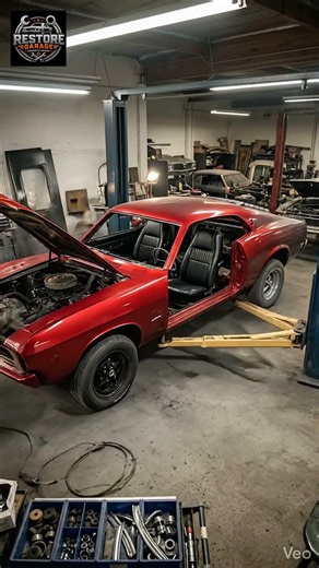 Abandoned Mustang Restored to Perfection|Full RestorationTimelapse #restorationtimelapse#satisfying