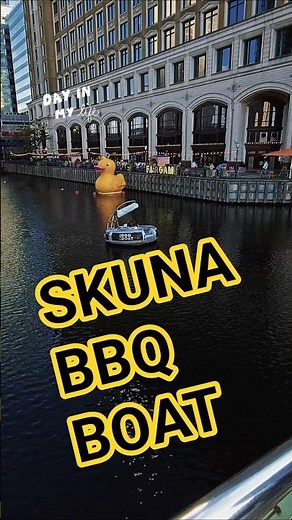 SKUNA BBQ BOAT Tour, Canary Wharf, London-UK.