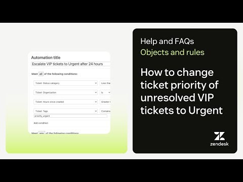 How to change ticket priority of unresolved VIP tickets to Urgent