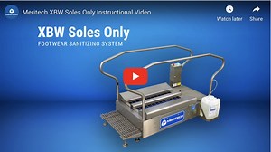 XBW Soles Only | Sole Scrubber & Sole Sanitizing System | Meritech