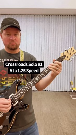 Crossroads Guitar Solo at x1.25 Speed. Cream, Eric Clapton | Roger Tomlin Music