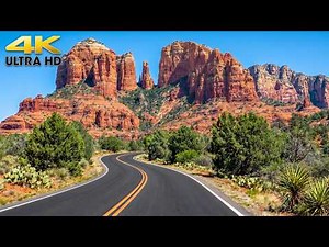 Sedona, Arizona - Oak Creek Canyon Scenic Drive from Flagstaff 4K