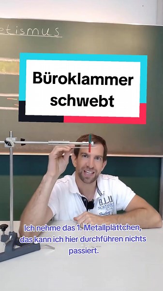 Experiment mit Büroklammer und Magnet: Faszinierende Physik