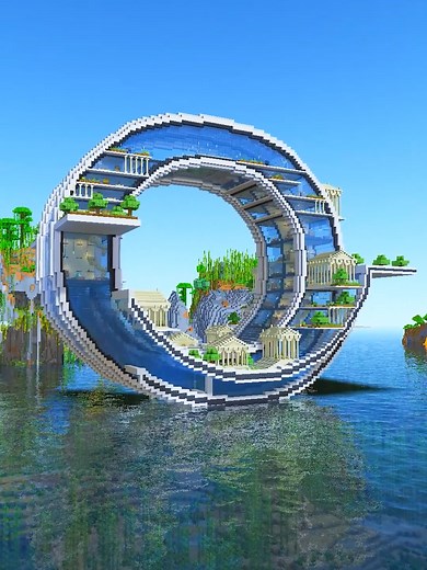 Unique Futuristic Roman Ship Build with Survival Set Up Inside