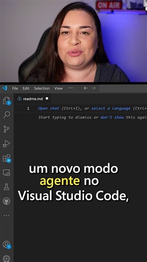 Microsoft Brasil on Instagram: "Aprenda a ativar o novo "modo agente" no Visual Studio Code em apenas alguns segundos. É rápido, prático e feito para otimizar o seu dia. 🤖"
