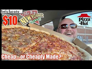 Pizza Hut’s $10 Big New Yorker - The BEST Pizza Deal Right Now? 🤯🍕