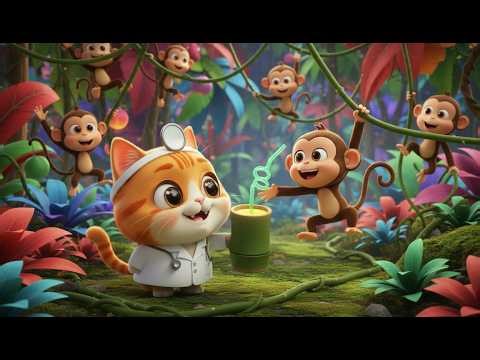 Kitty the Doctor – Funny Jungle Animal Rescue! – Best Version | kids nursery rhymes | Baby Song