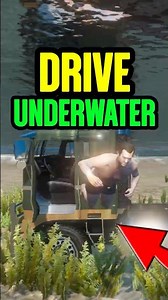 Drive UNDERWATER In GTA 5! 🤯 #gta #gtaonline #gta5 #gtav