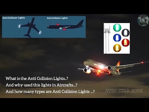 What is the Aircraft Anti Collision Lights, Why Used and Its Type | Full Explanation